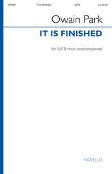 It Is Finished SATB choral sheet music cover